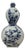 Oriental Slim Flat Gourd Shape Flower Theme Porcelain Art Vase For Sale