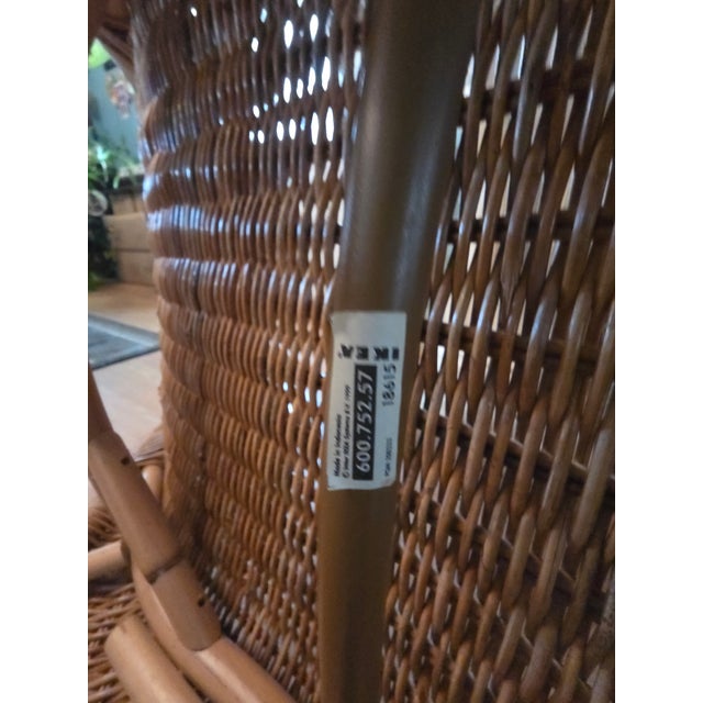 Contemporary Vintage Rattan Chaise Lounge by Carl Öjerstam for Ikea For Sale - Image 3 of 11
