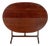 19th Century French Mahogany Winegrower’s Tilt-Top Table from Burgundy For Sale