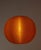 French Pendant Light in Textured Orange Acrylic Glass, 1970 For Sale - Image 3 of 9