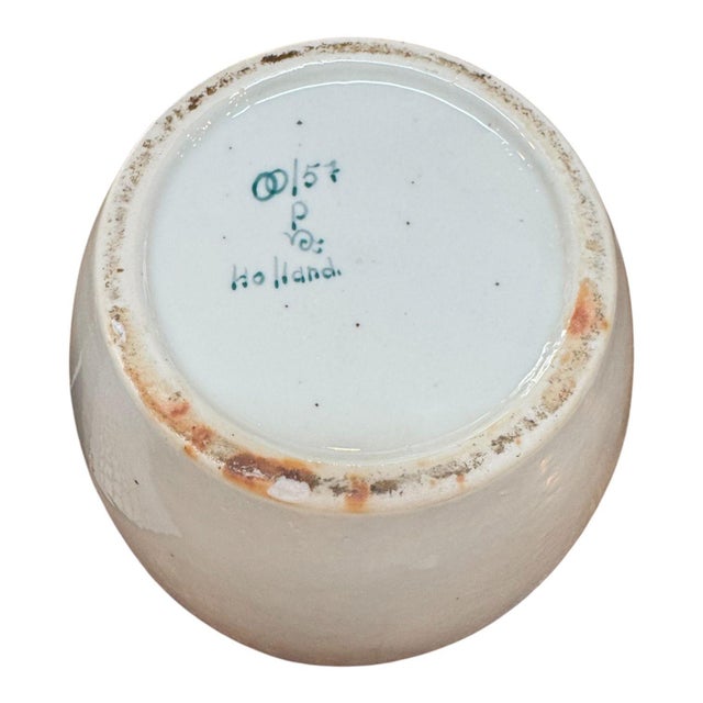 Circa 1880-1900 Polychrome Delft Toeback Jar For Sale - Image 6 of 6