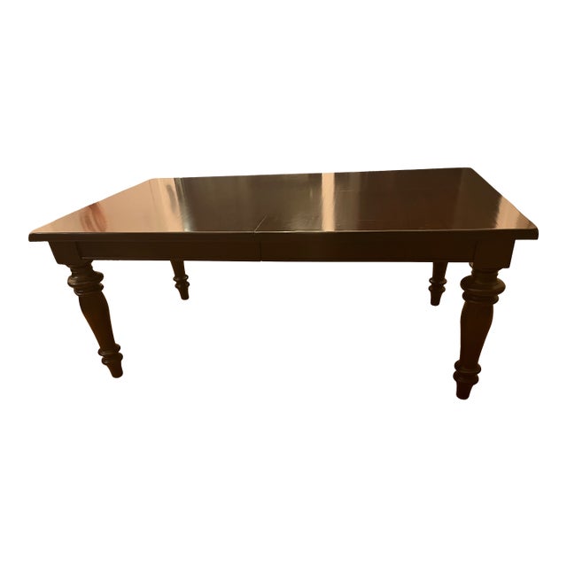 Pottery Barn Solid Mahogany Montego Dinning Table For Sale