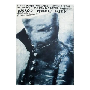 1978 Polish Movie Poster - Wsrod Nocney Ciszy - Czerniawski