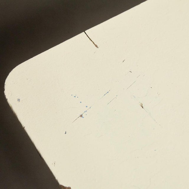 Mid-Century Modern Bauhaus Style White Lacquered Coffee Table, 1960s For Sale - Image 12 of 14