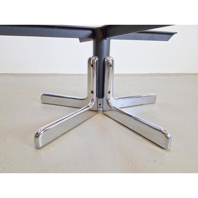 Metal Round Granite Coffee Table by Ammannati & Vitelli for Bruno Brunati, Italy, 1970s For Sale - Image 7 of 15