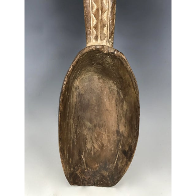 1980s African Tribal Art Baule Spoon For Sale - Image 5 of 9