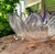 Transparent Vintage Blenko Lotus Bowl Set Clear Textured Art Glass Salad Berry - 9 pcs For Sale - Image 8 of 11