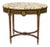 Antique Rococo‑Style Marble‑Top Center Table With Giltwood Carved Base For Sale