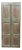 Antique Rustic Hand-Carved Floral Double Doors – Rustic Wood French Doors 80x32 For Sale