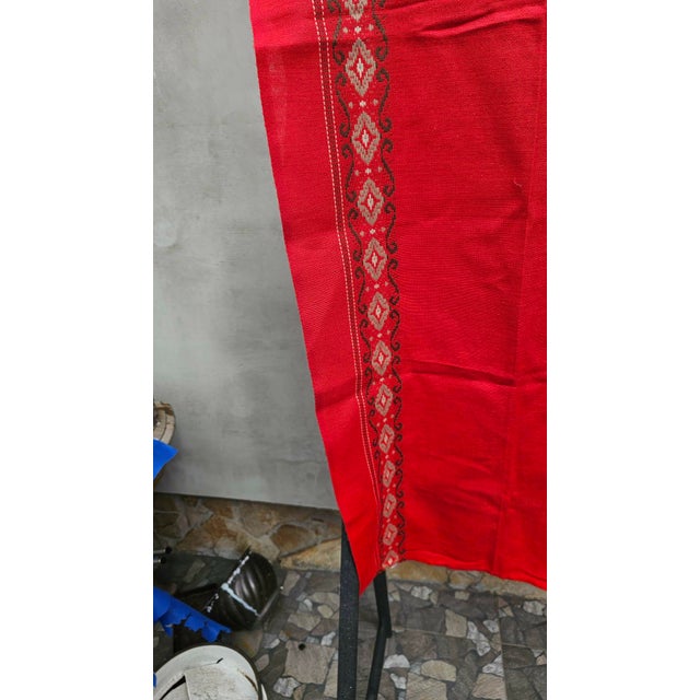 Vintage Kilim Tablecloth, 1970s-1980s For Sale - Image 3 of 9