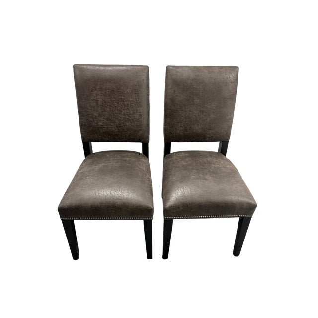 Arhaus Torino Dining Chairs – A Pair Quick Hits: Pair of Arhaus Torino dining chairs Made in the USA Upholstered in...