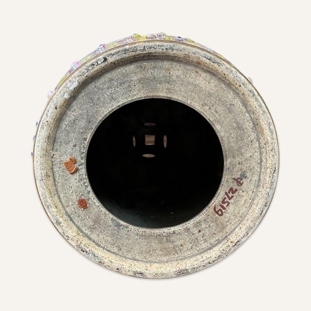 19th Century Porcelain Qing Dynasty Famille Rose Garden Stool For Sale - Image 6 of 7