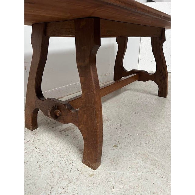 Wood Dining Table and Chairs, Set of 7 For Sale - Image 7 of 18