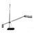 This elegant floor lamp is from the renowned "Haloprofil" series, designed by Swiss architect and designer Viktor...