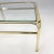 Italian Coffee Table in Brass and Glass by Mauro Lipparini, 1970s For Sale - Image 10 of 13