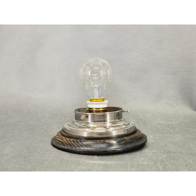 Art Deco Nickel Wall Lights with Milky Glass Shades, 1930s, Set of 2 For Sale - Image 9 of 11