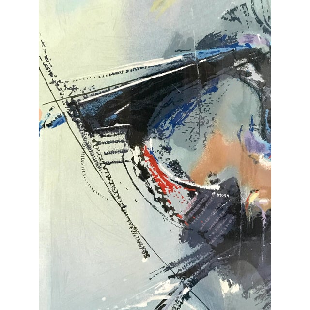 SAMURAI by レシェック ガチュコフスキ 絵画 1988 Seikichi Takara Serigraph “Samurai”, Framed | Chairish