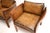 Brown Vintage Danish Armchairs by Illum Wikkelso from CFC Silkeborg, 1960, Set of 2 For Sale - Image 8 of 14