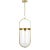 Chapman & Myers by Visual Comfort Studio Blaine Large Pendant, Burnished Brass For Sale