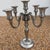 Mid 20th Century Pair of Italian Pewter Candelabras - Mid 20th Century For Sale - Image 5 of 11