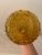 Glass Mid-Century Modern Amber Bubble Glass Tall Vase For Sale - Image 7 of 9