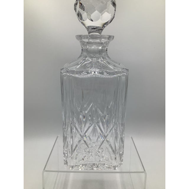 Transparent Vintage Tiffany & Co Crystal Decanter Sybil Pattern by Sybil Connolly For Sale - Image 8 of 8