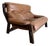 1970s Gerard Van Den Berg for Montis Attrb Dutch Brutalist Leather Sofa For Sale