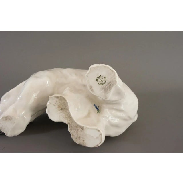 Ceramic Porcelain Polar Bear No.1137 by Knud Khyn for Royal Copenhagen, Early 1900s For Sale - Image 7 of 9