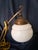 Art Nouveau Desk Lamp in Brass and Opaline, 1890s For Sale - Image 6 of 13