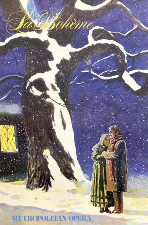 Jamie Wyeth, "La Boheme", Opera Poster