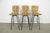 Set of 3 Mid-Century Danish Modern Arthur Umanoff Style Swivel Slat Bar Stools For Sale - Image 13 of 13