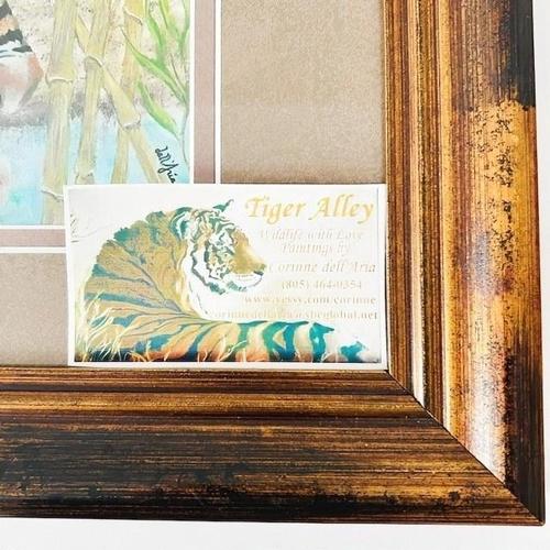 Corinne dell Aria, Tiger, 2000s, Pastel, Framed For Sale - Image 7 of 8
