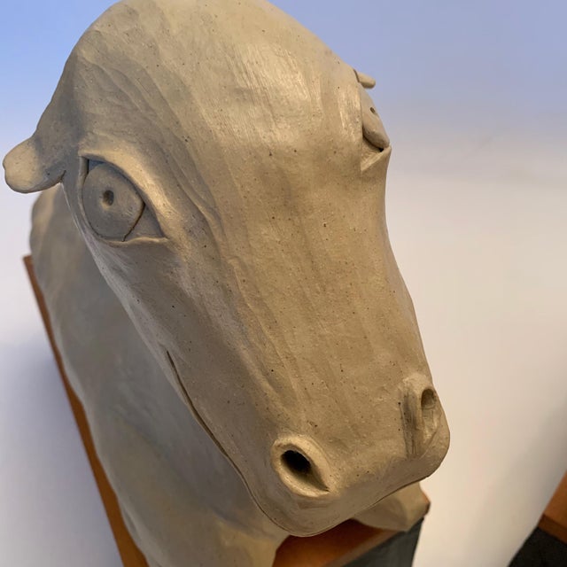 Contemporary Saya Moriyasu Ceramic Camel - a Pair For Sale - Image 3 of 7