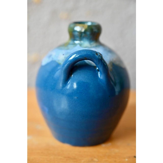 Art Nouveau Two-Handled Vase in Glazed Stoneware by Léon Pointu, France, 1890s For Sale - Image 4 of 7