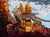 Fossa by Robin Hextrum | Oil on canvas Oil painting of a fossa in a surreal landscape. For Sale