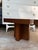 Chestnut 1960s Walnut Cruciform Side Tables Attributed to Milo Baughman, Pair For Sale - Image 8 of 12