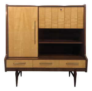 Mid-Century 2-Tone Highboard, 1950s