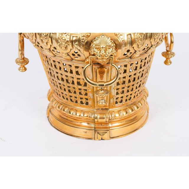 Antique Louis XIV Ormolu Jardinieres, 19th Century, Set of 2 For Sale - Image 13 of 18