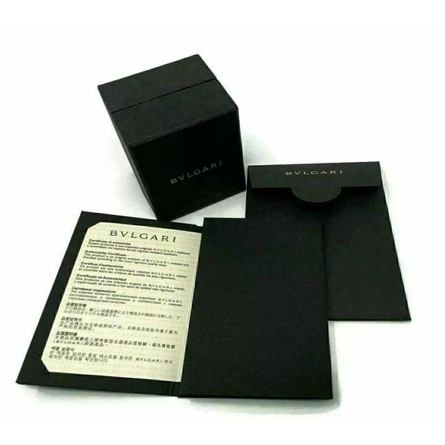 Silver Bvlgari B.zero1 Three Band 18k White Gold Ring Size 6 For Sale - Image 8 of 8