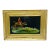 Hunting Scene in Antique Gold Gilt Frame For Sale
