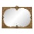 Vintage Rococo Style Gold Wooden Mirror For Sale