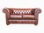 English English Love Seat Vintage Chesterfield Leather For Sale - Image 3 of 16