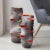 Not Yet Made - Made To Order Black Stone Wave Candle Lantern - Ember Series For Sale - Image 5 of 6