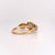 0.88ct Colombian Emeralds and 0.29ct Diamonds 14k Yellow Gold Ring For Sale - Image 9 of 12