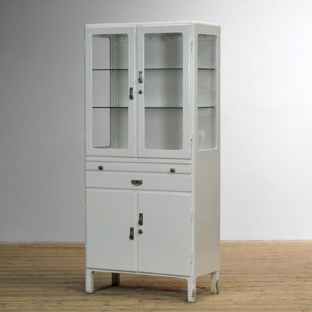 Wooden Medical Cabinet, 1950 For Sale - Image 13 of 13