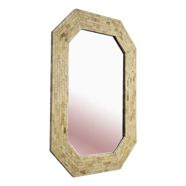 Vintage Mirror in Mosaïc Frame For Sale