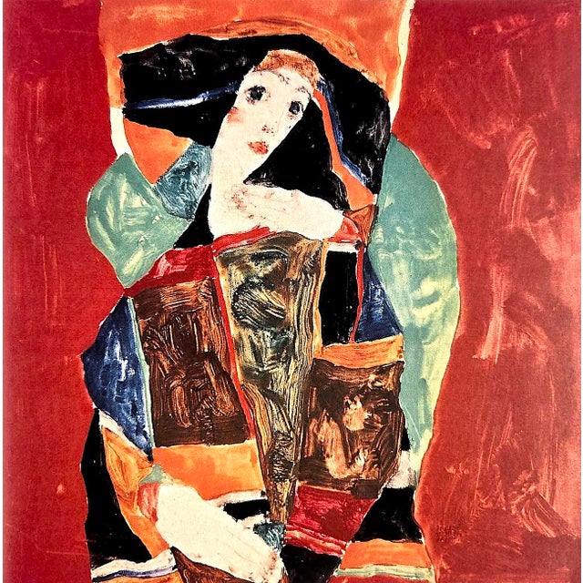 Red Art Book, "Egon Schiele: 1890-1918: Desire and Decay", by Wolfgang Georg Fischer, (Taschen 25th Anniversary Series) For Sale - Image 8 of 17