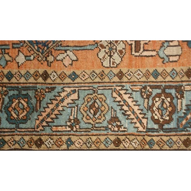 Tribal Late 19th Century Diamond Medallion Heriz Rug For Sale - Image 3 of 5