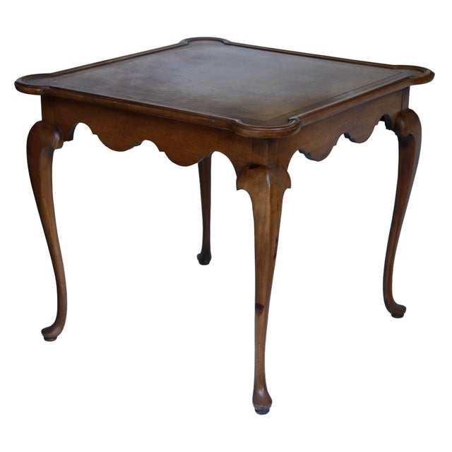Early 20th Century MCM French Style Game Table For Sale - Image 4 of 10