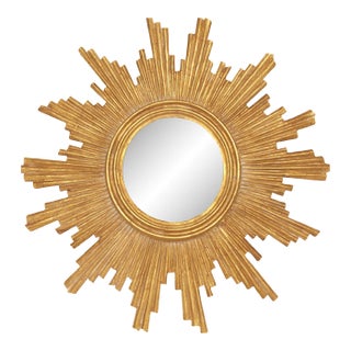 Matthew Izzo Home Versailles Gold Leaf Wall Mirror For Sale
